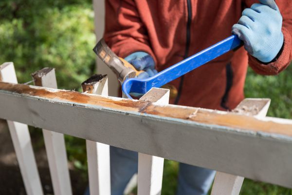 Deck Railing Replacement in Anacortes
